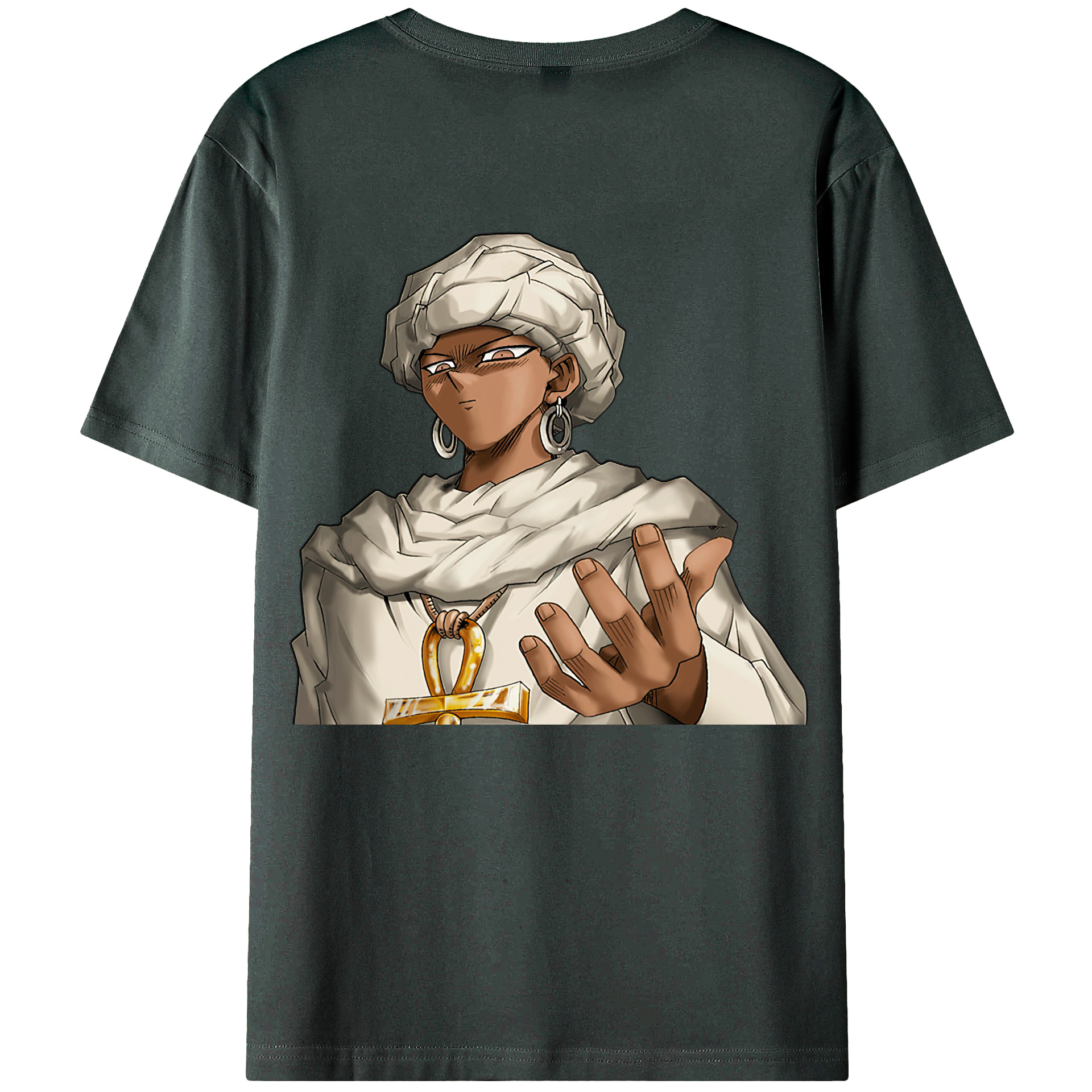（画像用） 遊☆戯☆王 Yu-Gi-Oh! 綿100％ メンズ半袖Tシャツ（バックプリント） 通気性